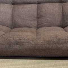 値下げ交渉大歓迎！ローソファー 2人掛け 2WAY 1年間使用。の画像