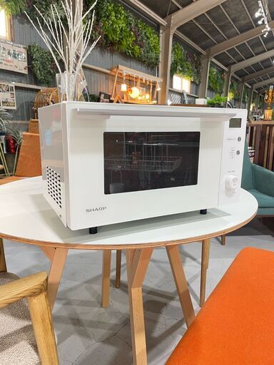 SHARP シャープ】電子レンジ RE-TS171 2023年 ヘルツフリー フラット庫内 白 簡単操作 シンプル操作 お手入れ簡単