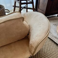 ペット用ベージュソファ　美品　布製の画像