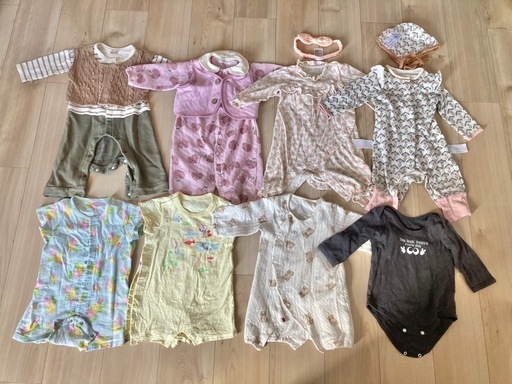 【お値下げしました】女の子ベビー服・小物25点セット