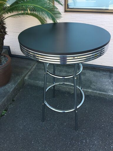 ①PENNY JAPAN(ペニージャパン) Bar Table バーテーブル レトロ アメリカン メラミン塗装
