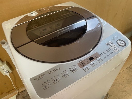 090500 シャープ　10kg洗濯機　2019年製