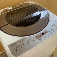 090500 シャープ　10kg洗濯機　2019年製の画像