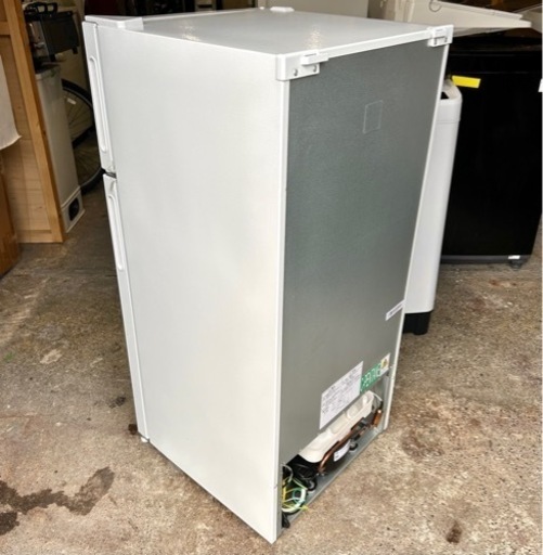 札幌市内配送可 美品 23年製 MAXZEN マクスゼン 112L 2ドア冷凍冷蔵庫 JR112ML01WH 
