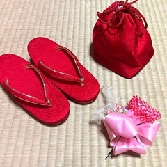 七五三　3歳祝い着(6点セット)
の画像