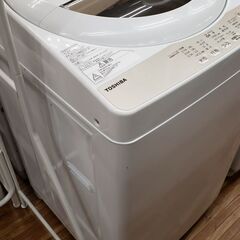 TOSHIBA 2020年製 5.0㎏全自動洗濯機 AW-5G8(W)の画像