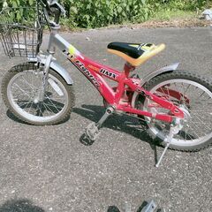 ≪商談中≫子供用自転車16インチ赤の画像