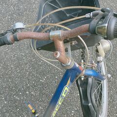 ≪商談中≫子供用自転車22インチ青シルバーの画像