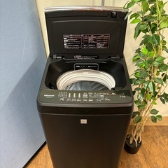 I616 🌈 ジモティー限定価格！ Hisense 洗濯機 （5.5㎏）スタイリッシュなマットブラック ⭐ 動作確認済 ⭐ クリーニング済の画像