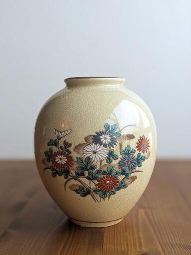 【薩摩焼？】花瓶