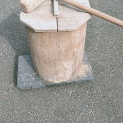 ≪商談中≫餅つき用杵と臼