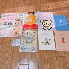 出産準備品　プレママ　セット　マタニティマーク　お金の本　育児日...