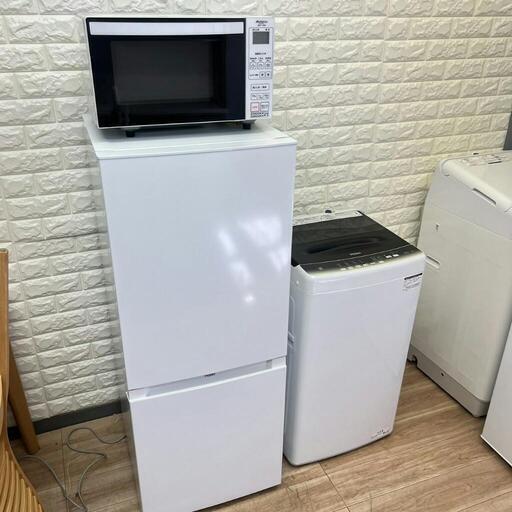 ご成約済み配送設置0円で✌高年式冷蔵庫\u0026洗濯機分解洗浄済み✨✨電子レンジ　３点セット❗❗08