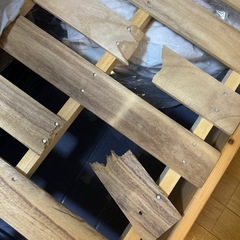 【9/13まで】無印シングルベッドの画像