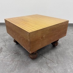 囲碁盤 木製 脚付き 厚み15cm 中古品　の画像