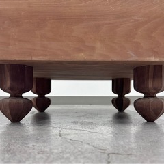 囲碁盤 木製 脚付き 厚み15cm 中古品　の画像