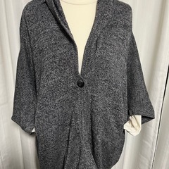 moussy　フーディ風ニットカーディガンの画像