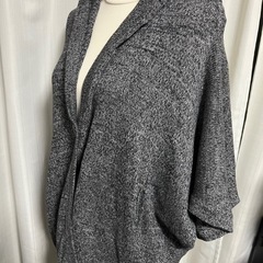 moussy　フーディ風ニットカーディガン