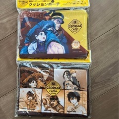 ジョージア　週刊　ヤングジャンプ　クッションポーチ　2個　　ゴー...