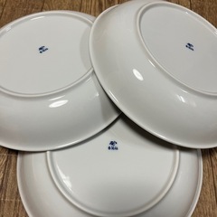 香蘭社🌺染付三花•パスタ皿3枚（新品）決まりました！の画像