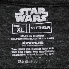 【激レア】US古着 スターウォーズ STARWARS ムービーTシャツ グレー XLの画像