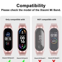 ♥️レア♥️コンパチブル Xiaomi Mi Band 6 Mi Band5 バンドの画像