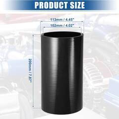 【新品・未使用】カーストレートシリコーンカプラー ターボパイプ交換用 ユニバーサル 長さ200 mm ブラック の画像
