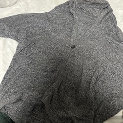moussy　フーディ風ニットカーディガンの画像