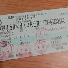 青春18きっぷ 残り1回