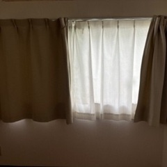 無印良品　遮光カーテン&遮像レースカーテンセット　180cm×9...