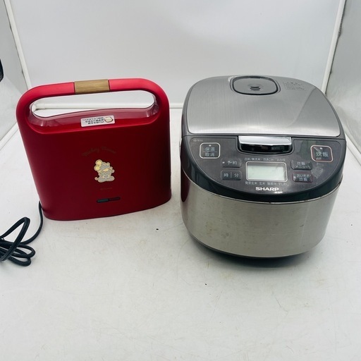 売約済み【キッチン家電セット】ホットサンドメーカー 炊飯器 まとめ