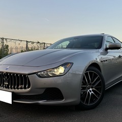 希少色 4WD 左ハン マセラティ ギブリ S Q4 ナビ バッ...