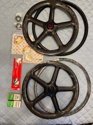 バトンホイール　カーボン　フルセット　451 カスタム　折りたたみ