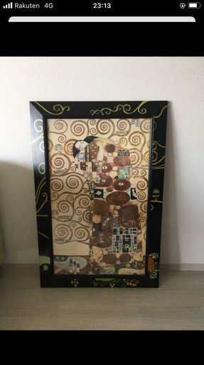 【美品】クリムトの壁掛け絵画　大型