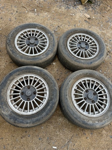 RONOINOタイヤ付きアルミホイール　14インチ　195/65R14 中古4本セット