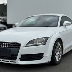 おしゃれ！ アウディ TT 2.0 クワトロ audi 4WD クーペ スポーツカー AT ホワイト 4シーター 白 ティーティー 札幌発の画像