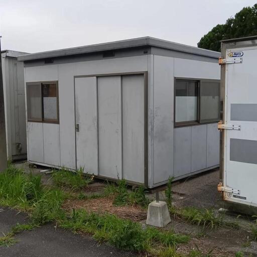 イナバ プレハブ 鍵付き ハウス 約362cm (株)トラストカーゴ ((株