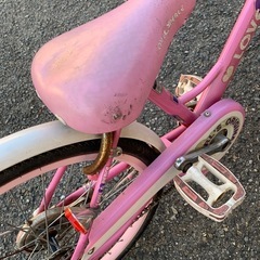 【受付終了】子ども　自転車　20インチ　女子　ピンク　の画像