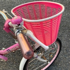 【受付終了】子ども　自転車　20インチ　女子　ピンク　の画像