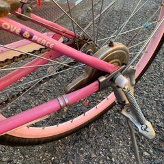 【受付終了】子ども　自転車　20インチ　女子　ピンク　の画像