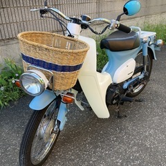 スーパーカブ50fi  整備済み　レトロ　ママチャリ仕様