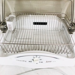 三菱 食器乾燥機 TK-TS5-W キッチンドライヤー 2020年製の画像