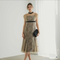 お呼ばれドレス　パーティードレスの画像