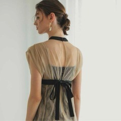 お呼ばれドレス　パーティードレスの画像