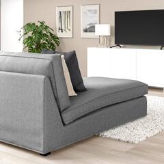 極美品　IKEA シーヴィク 寝椅子×1台 ライトグレーの画像