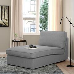 極美品　IKEA シーヴィク 寝椅子×1台 ライトグレーの画像