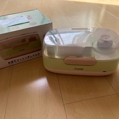 コンビ お湯でコットンおしりふき パウダーグリーン