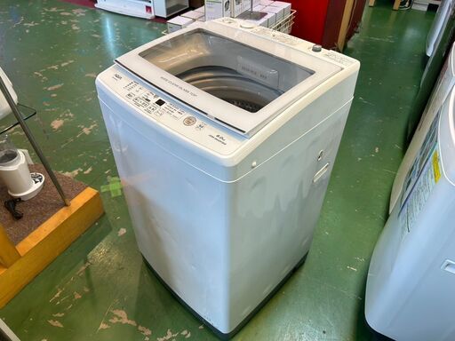 【愛品館八千代店】AQUA　2021年製　8.0㎏全自動洗濯機　AQW-GV80J