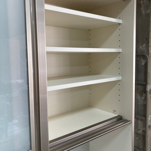 【お年玉商品】Pamouna 食器棚 パモウナ ホワイト（ID86）