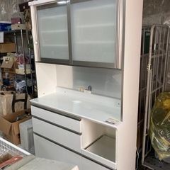 お年玉商品】Pamouna 食器棚 パモウナ ホワイト（ID86）